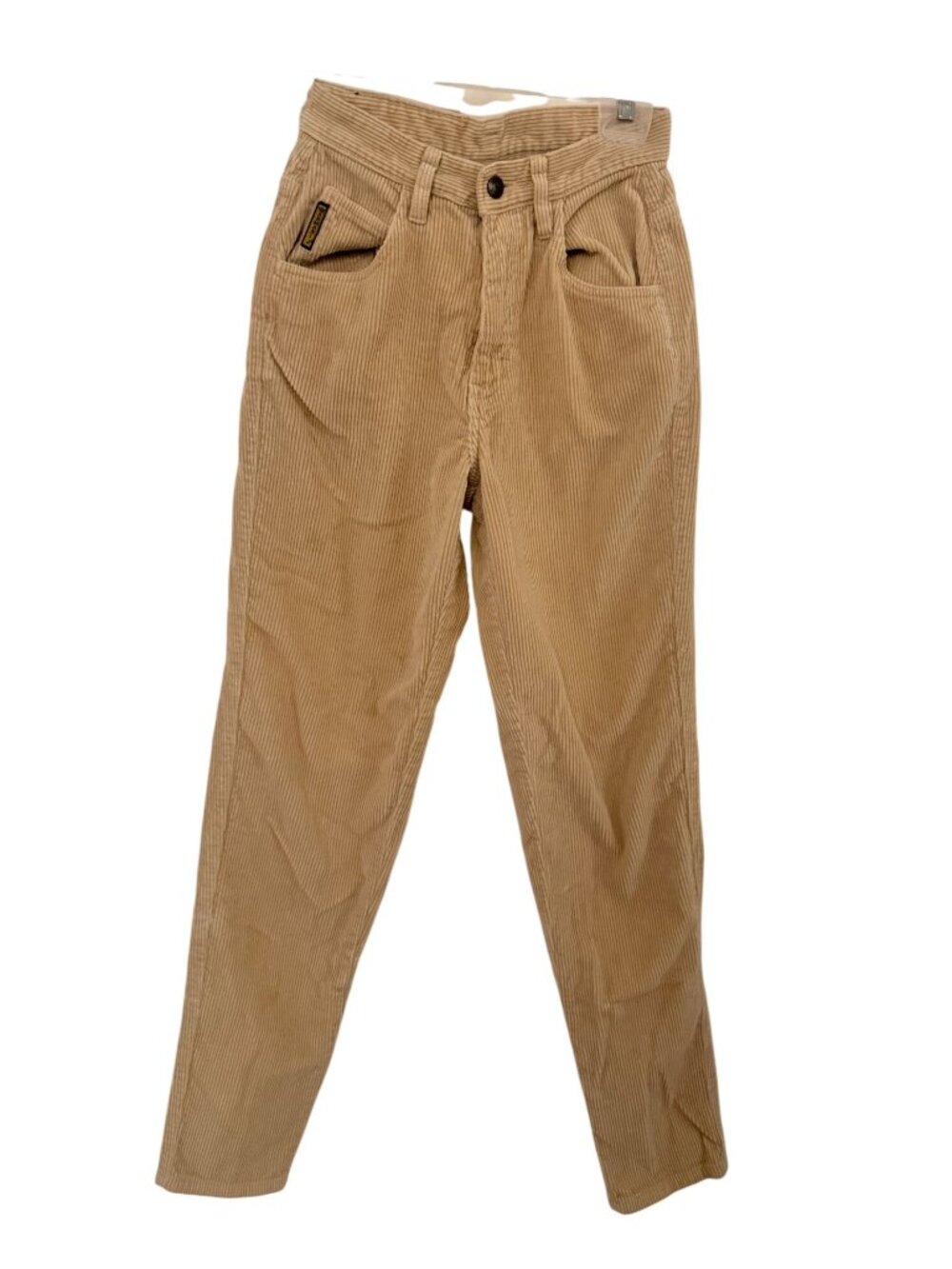 Vintage Armani Jeans beige Corduroy Pants, size 4, 7S01DD, authentic, 80s/90s